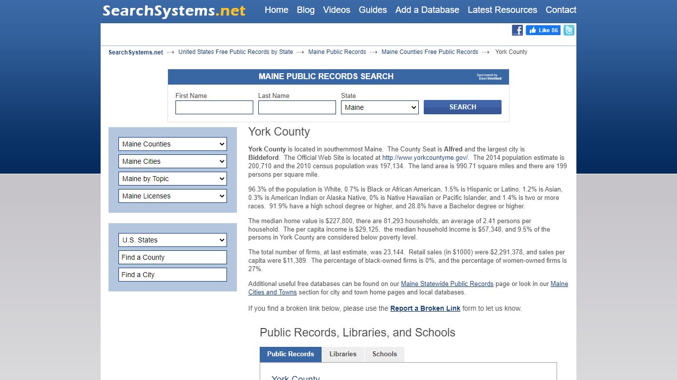 York County Criminal and Public Records